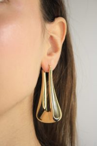 ŞEKİLLİ ALTIN KÜPE